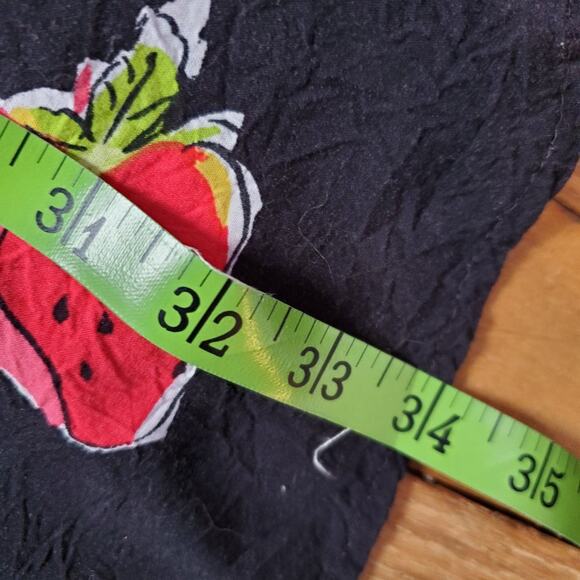 Vintage 90s Tropical Drinks Trapeze Swing Short Sleeve Mini Dress Colorful - Picture 12 of 14